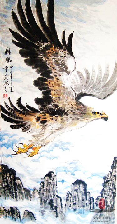 董永西动物鹰 《雄风》